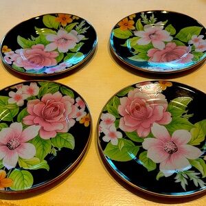 Set of 10 Mackenzie Childs dessert/salad plates.